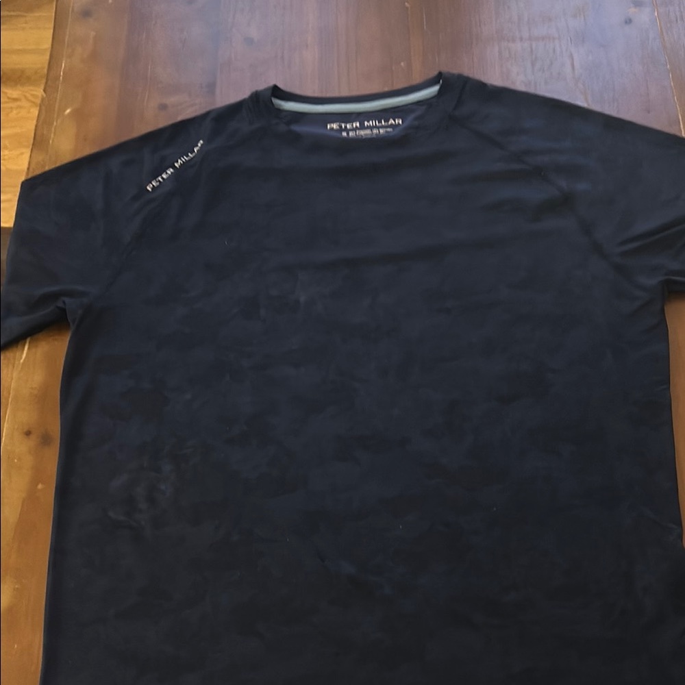 Peter Millar Navy Blue Crew Neck Shirt